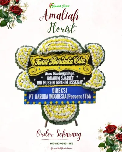 Papan Bunga Duka di Ambowetan
