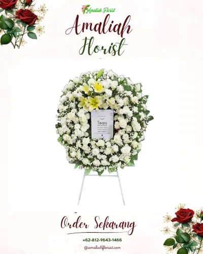 Krans Bunga Duka Cita di Ambowetan
